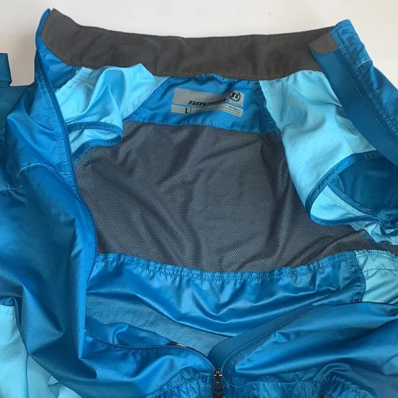Novara Windbreaker Blue Jacket Size Large - Picture 9 of 9